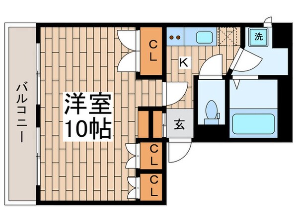 クロ－バ－大森(2号)の物件間取画像